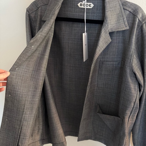 NEW | BODE Grey Shirt Jacket - Picture 9 of 13